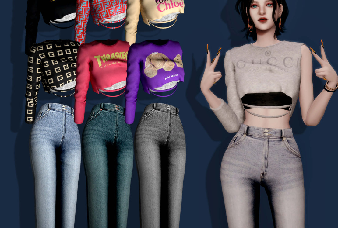 Sims 4 Alpha Clothing CC